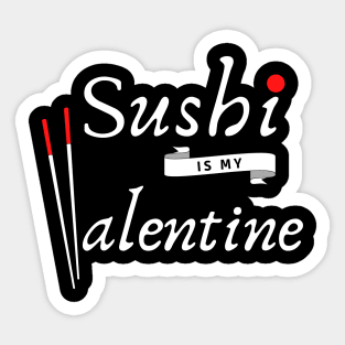 Sushi valentine's day Sticker